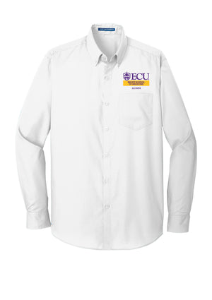 Men's Port Authority BSOM Alumni Long Sleeve Carefree Poplin Shirt